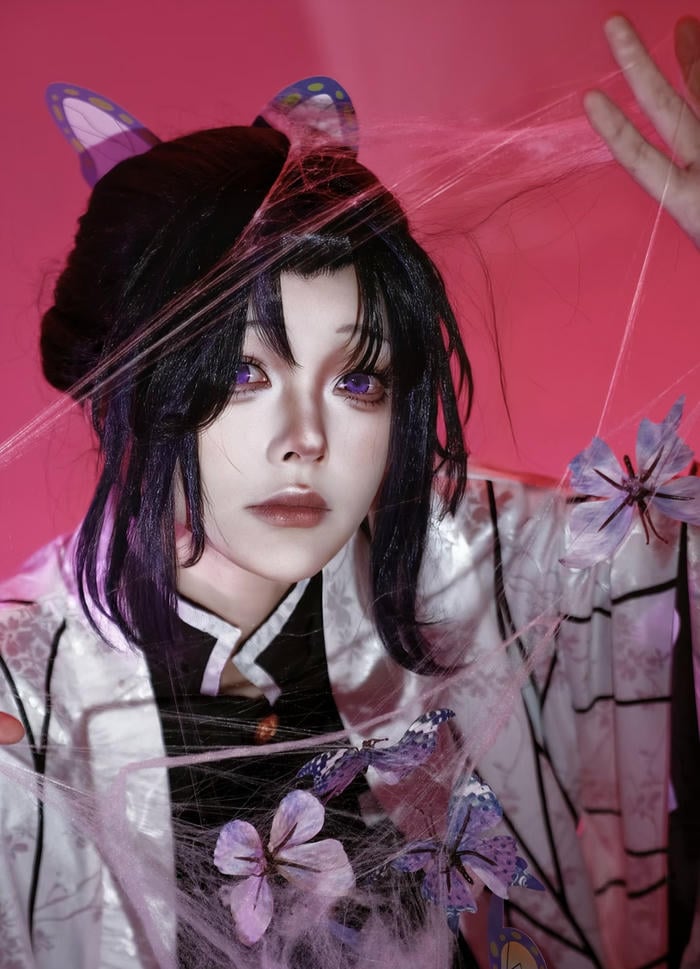 Ảnh cosplay shinobu thể hiện vẻ đẹp tinh tế