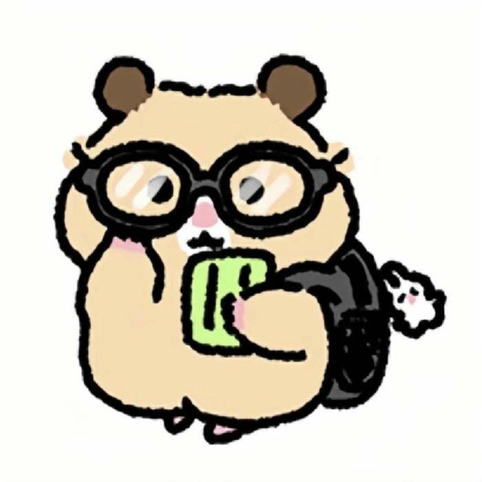 Ảnh hamster chibi mang vẻ đáng yêu và ngây thơ