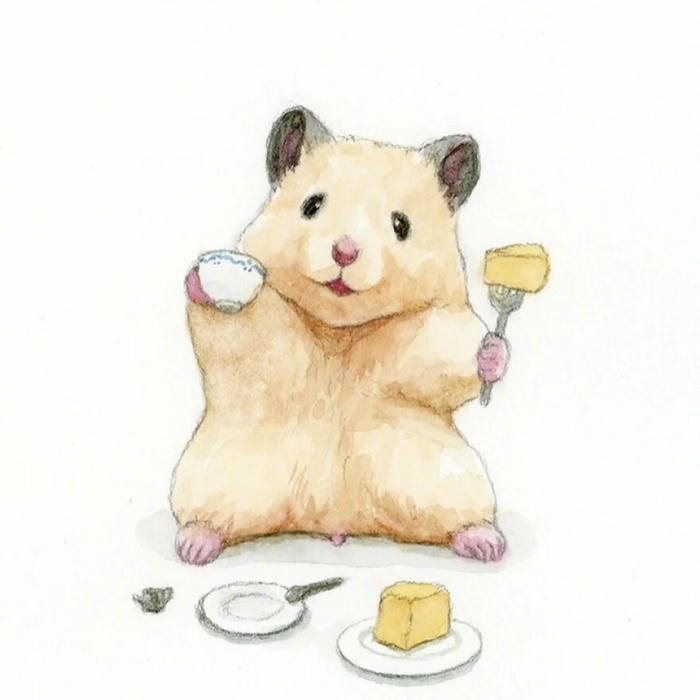 Ảnh hamster hoạt hình mang cảm giác bé xíu