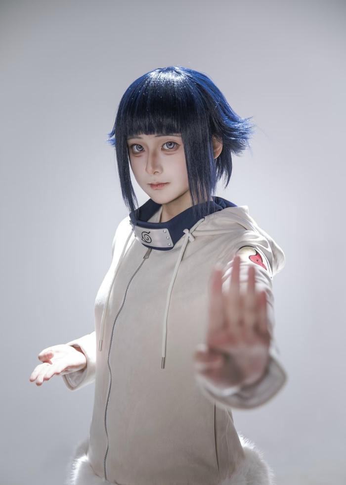 Bức ảnh cosplay hinata cho thấy nét đẹp tinh khiết