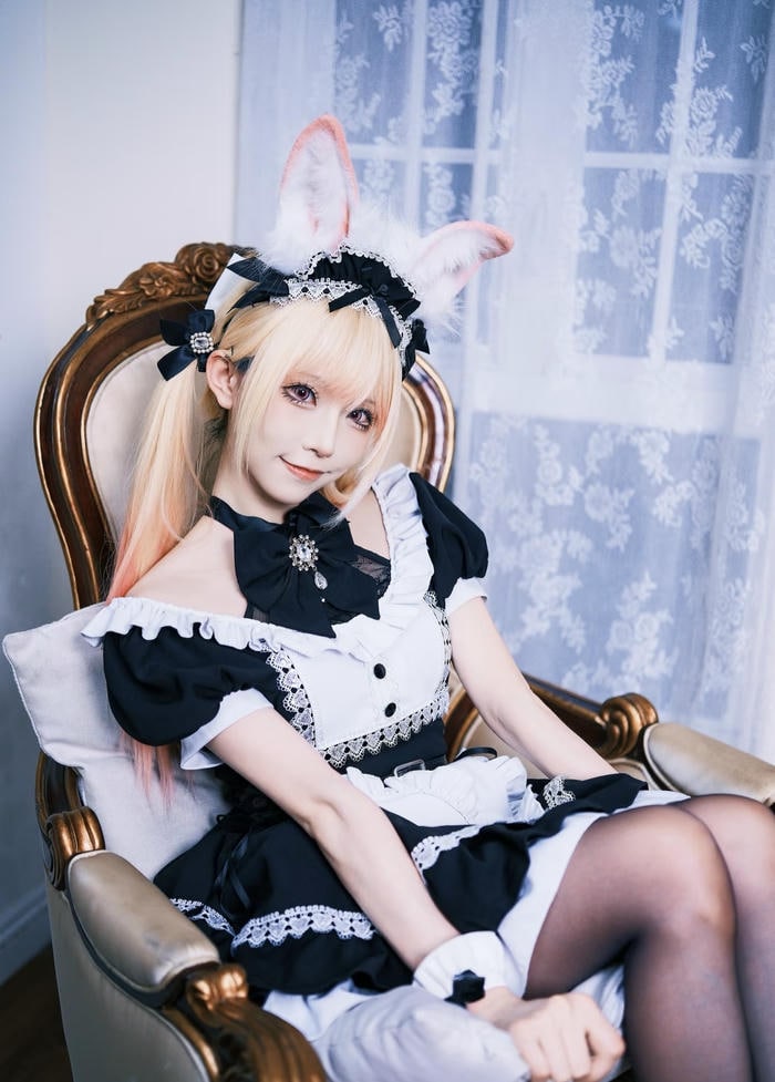 Bức ảnh cosplay maid tạo ấn tượng vừa xinh vừa hút