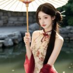 Bức ảnh gái xinh trung quốc có gương mặt cân đối hài hòa