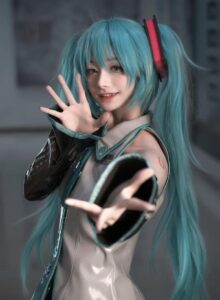 Bức ảnh miku cosplay theo cảm nhận người xem mang đến sự thoải mái