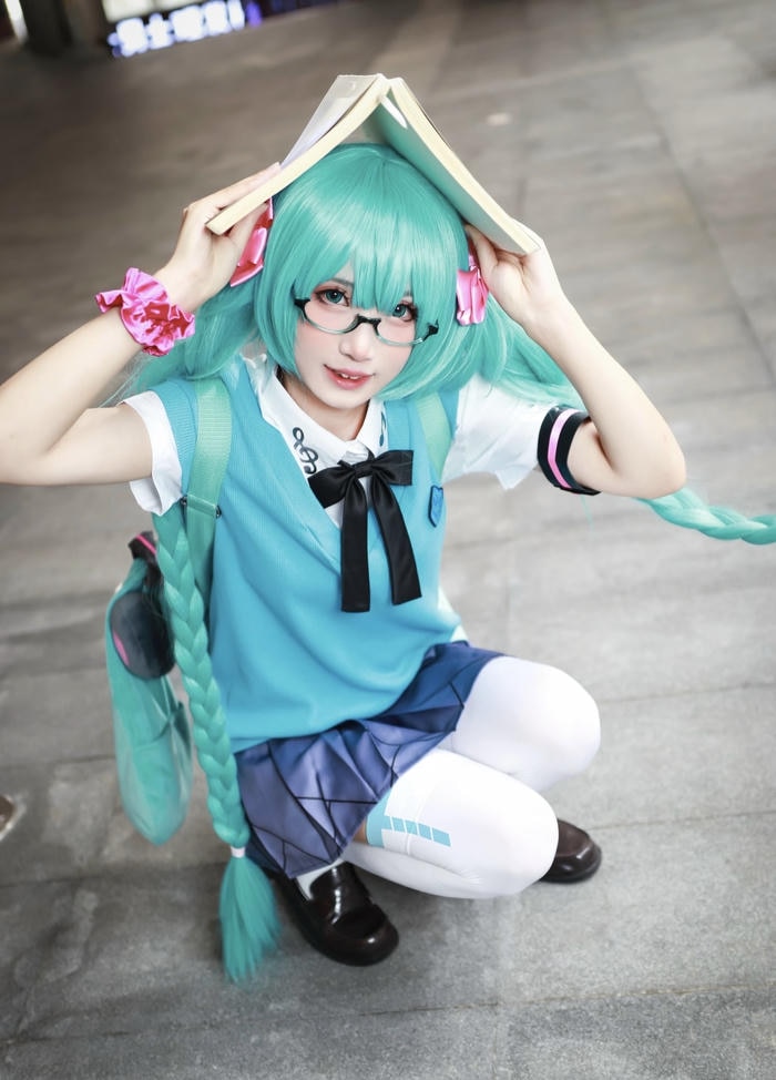Bức ảnh miku cosplay theo cảm nhận người xem mang lại cảm giác thoải mái