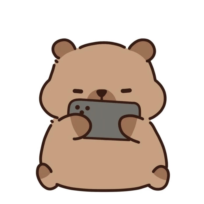 Bức hình capybara chibi chất liệu mộc mạc