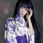 Bức hình cosplay hinata cho thấy vẻ ngoài thanh nhã