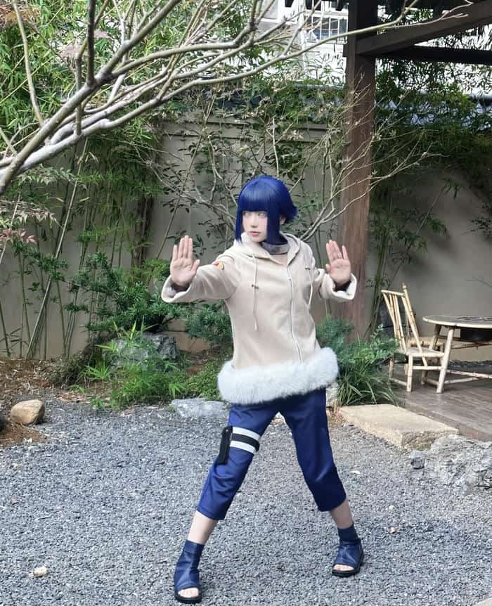 Bức hình cosplay hinata thể hiện vẻ ngoài khiến người xem chú ý