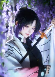 Bức hình cosplay shinobu mang lại ấn tượng thanh thoát