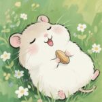 Bức hình hamster phong cách chibi êm ái