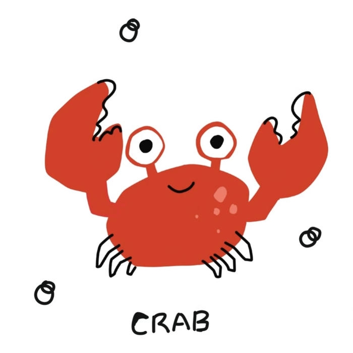 Cua chibi được tạo hình theo kiểu trẻ con