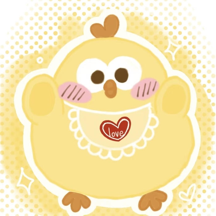 Gà chibi phù hợp dùng trong sticker