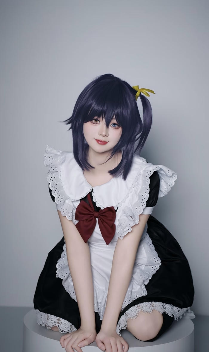 Hình ảnh cosplay maid theo phong cách quyến rũ tạo điểm nhìn