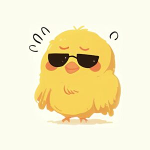 Hình ảnh gà chibi phục vụ nội dung thiếu nhi