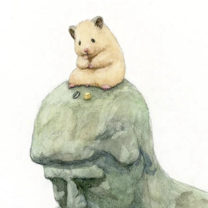 Hình ảnh hamster chibi có thân hình nhỏ nhắn