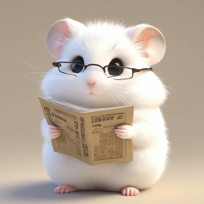 Hình ảnh hamster hoạt hình trông dễ thương