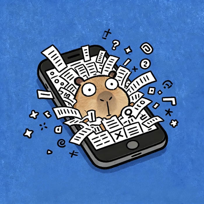 Hình capybara chibi hợp làm hình đại diện