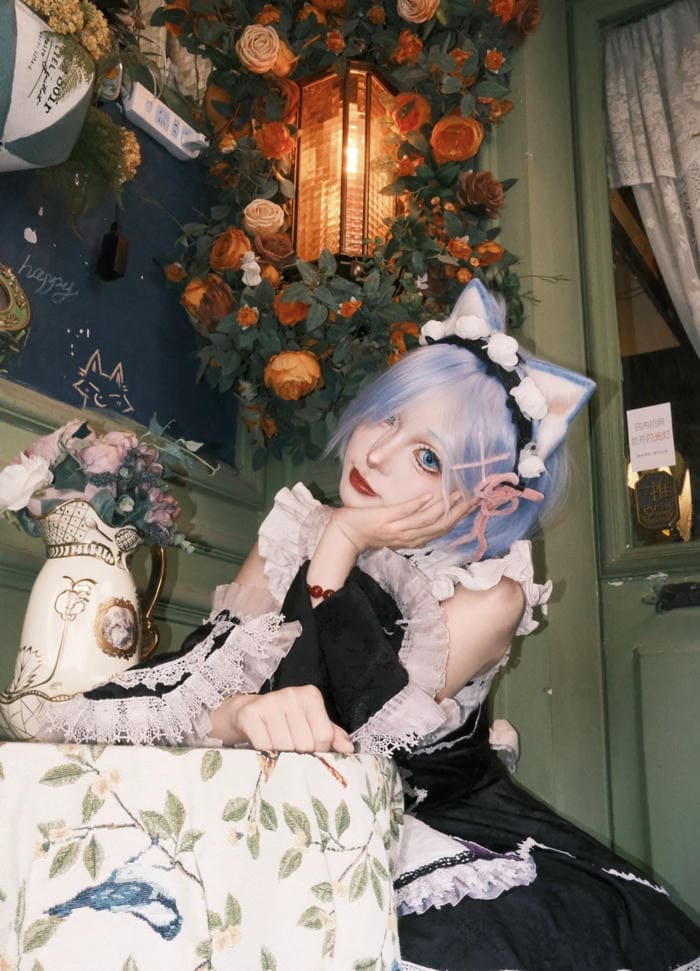 Hình cosplay maid mang nét đáng yêu pha lôi cuốn