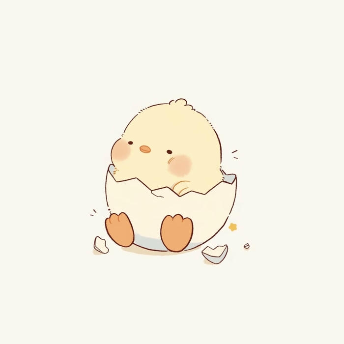 Hình gà chibi dùng cho trang trí cá nhân