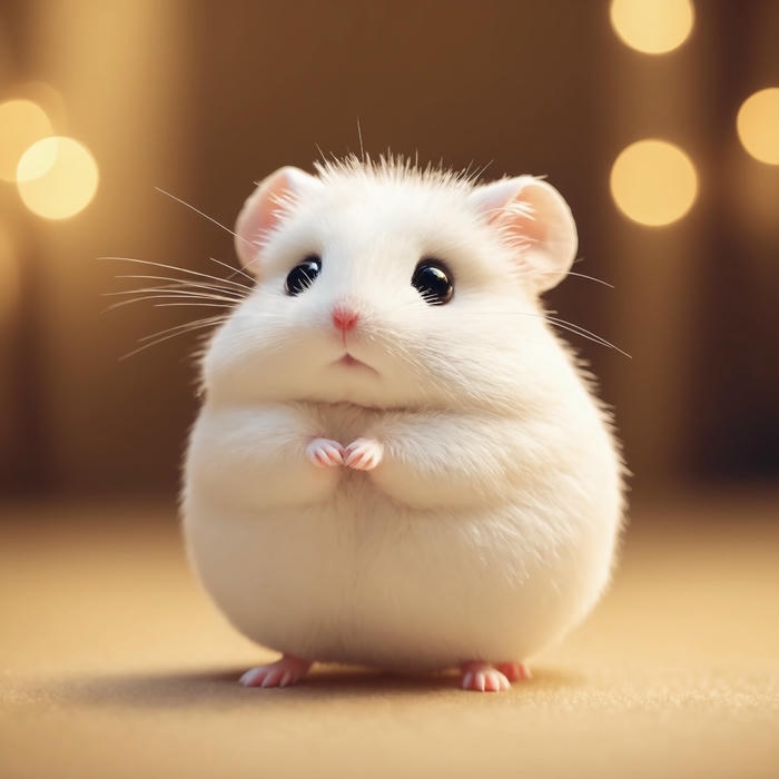 Hình hamster phong cách chibi xinh xắn