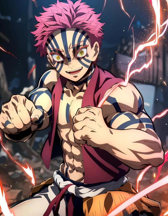 ảnh akaza chi tiết hoa văn rõ ràng