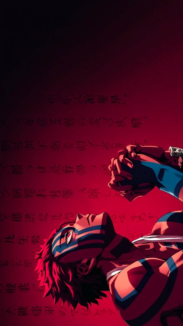 ảnh akaza diện mạo cực đáng sợ