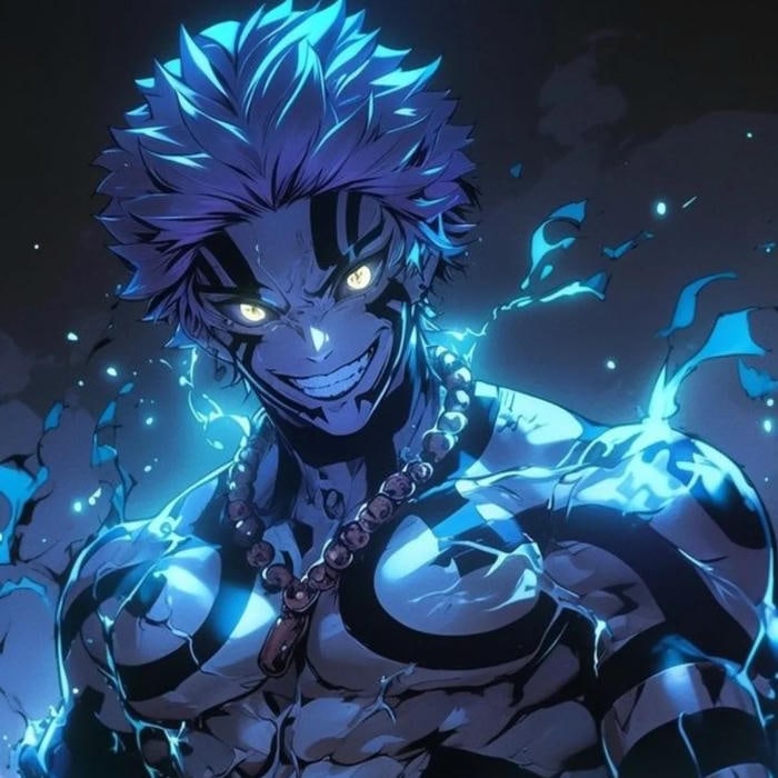 ảnh akaza tạo cảm giác nguy hiểm