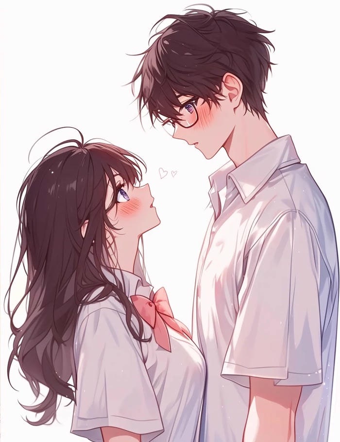 ảnh anime học sinh màu sắc dịu nhẹ