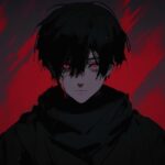 ảnh anime nam buồn ánh nhìn xa xăm