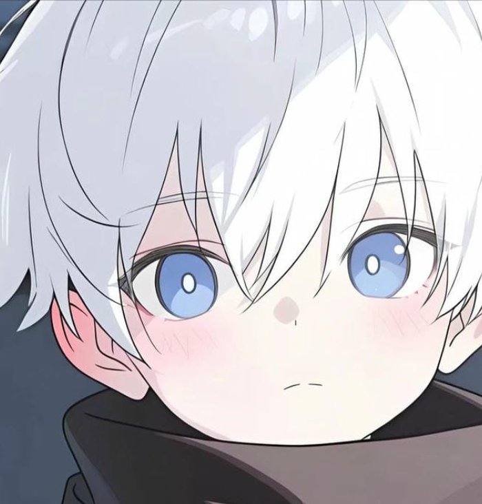 ảnh anime nam chibi ánh mắt to sinh động