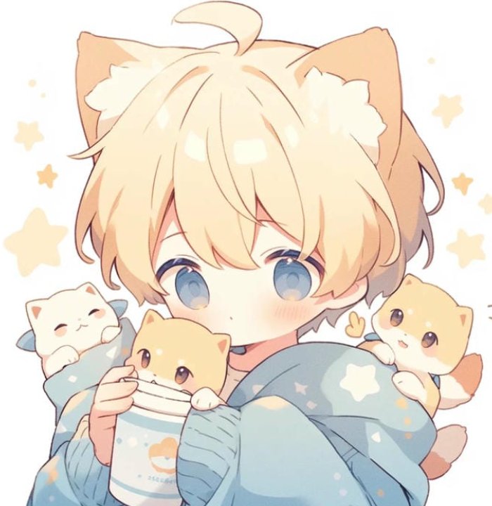 ảnh anime nam chibi tạo hình quen thuộc