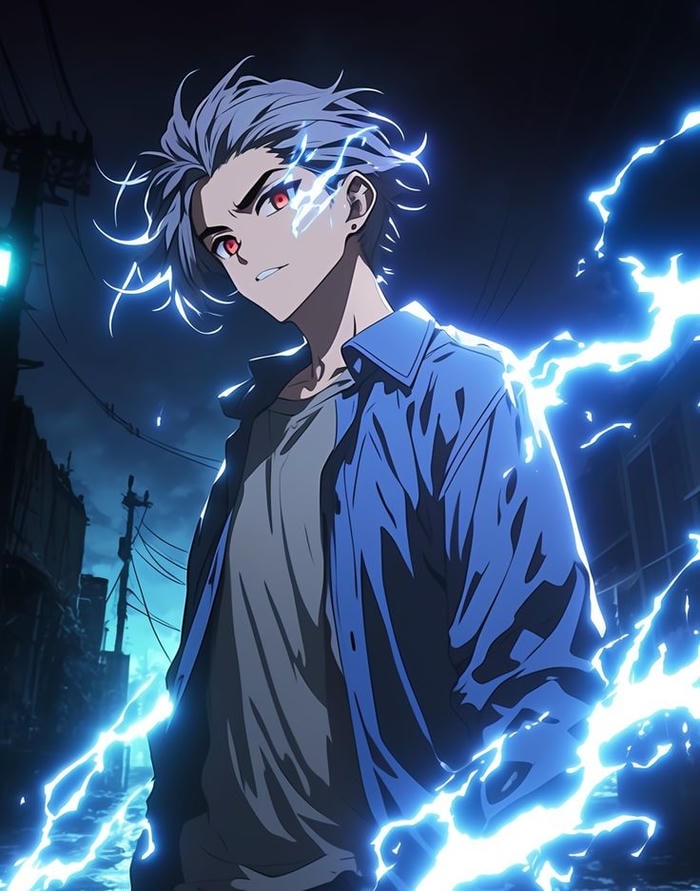 ảnh anime nam ngầu tóc rối cá tính