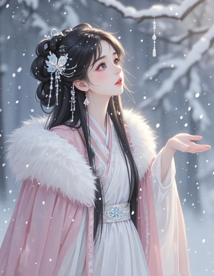 ảnh anime nữ cổ trang khí chất đoan trang