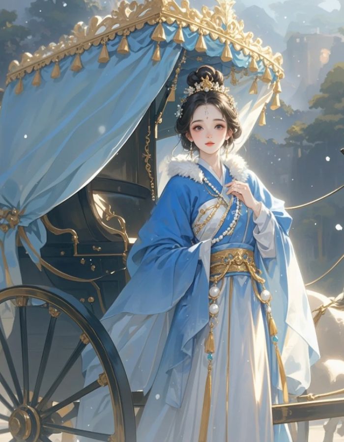 ảnh anime nữ cổ trang nét đẹp tinh tế