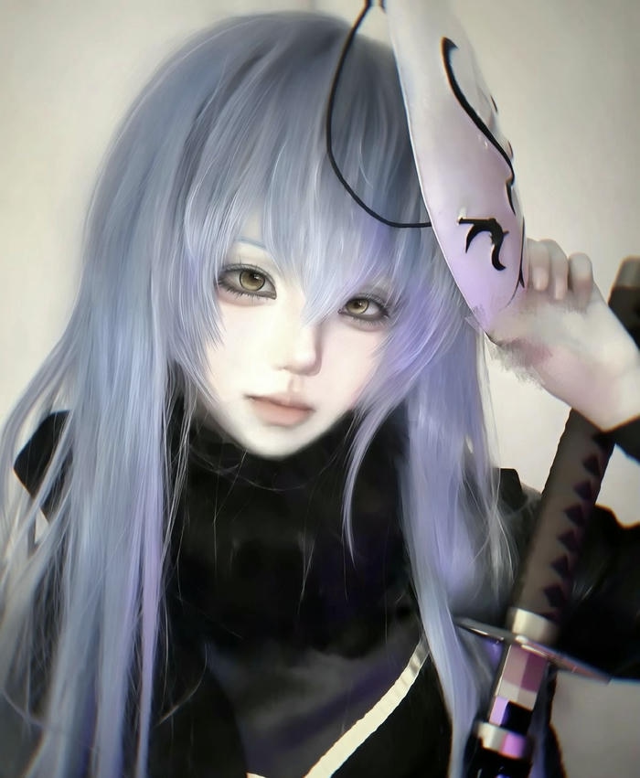 ảnh cosplay Rimuru áo khoác dài