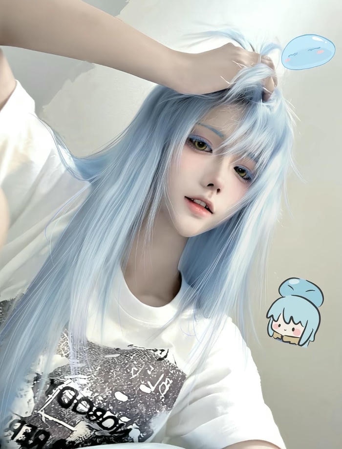 ảnh cosplay Rimuru chi tiết trang phục