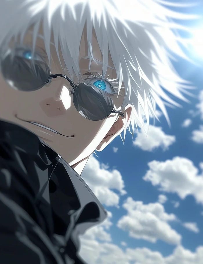 ảnh gojo satoru anime không gian chú lực