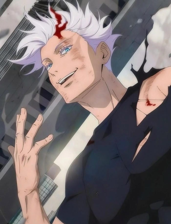 ảnh gojo satoru anime tung chiêu uy lực