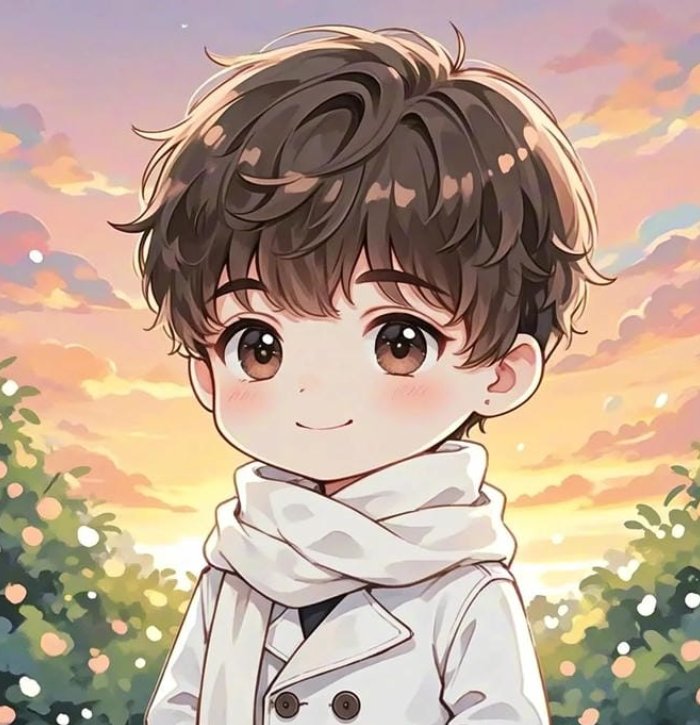 ánh mắt dễ nhìn ảnh anime nam chibi