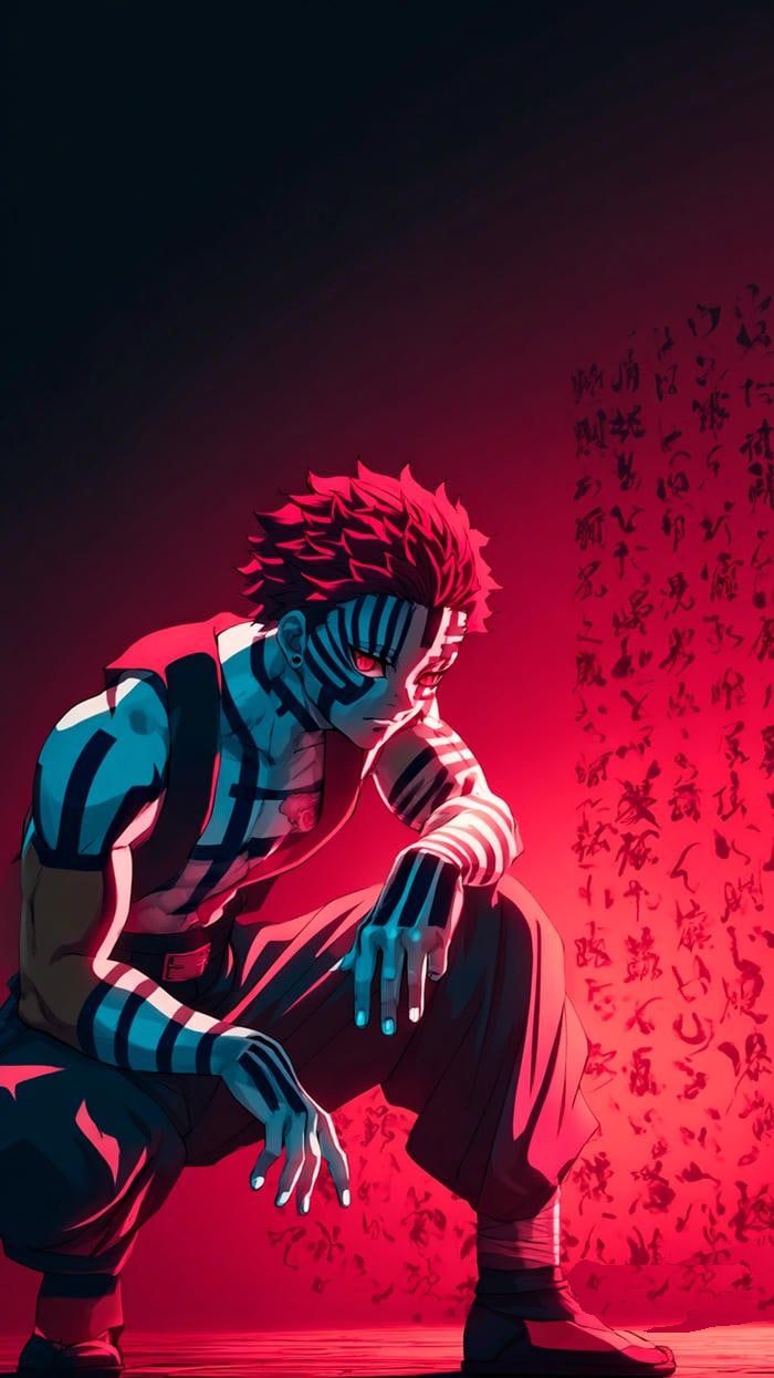 ánh mắt lạnh lẽo của ảnh akaza