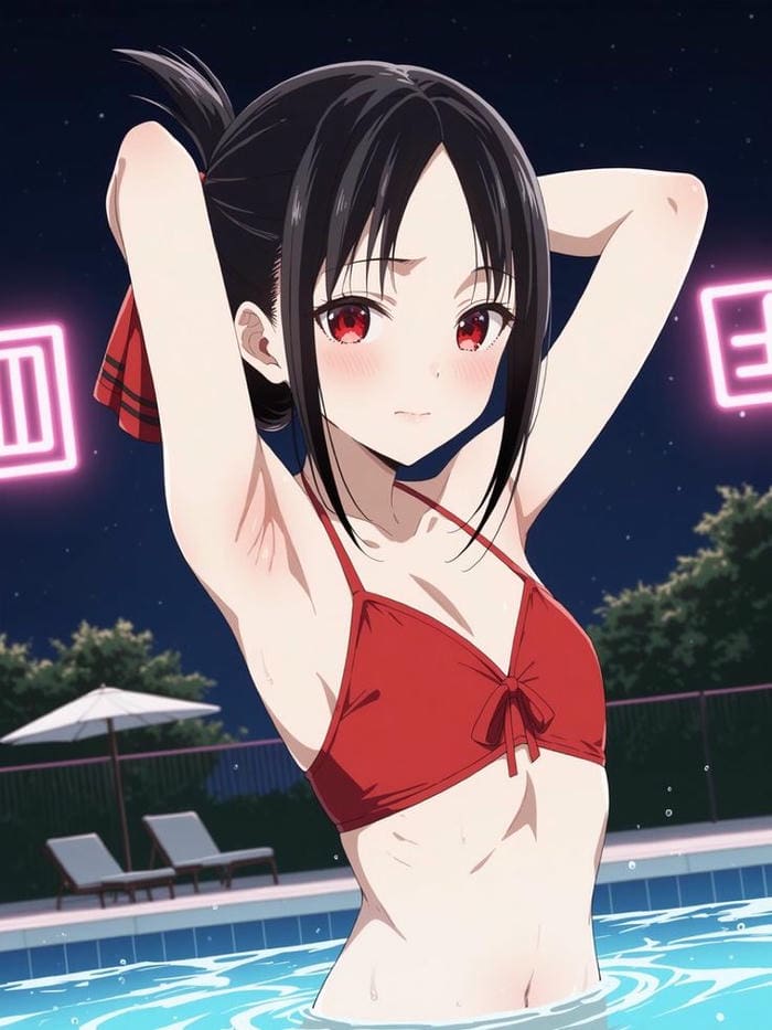 ánh nhìn trong trẻo nhân vật anime nữ