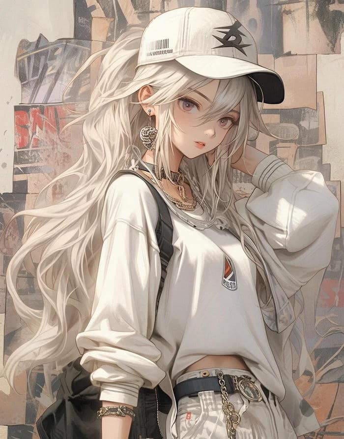 ánh sáng nét làm hình nền anime nữ