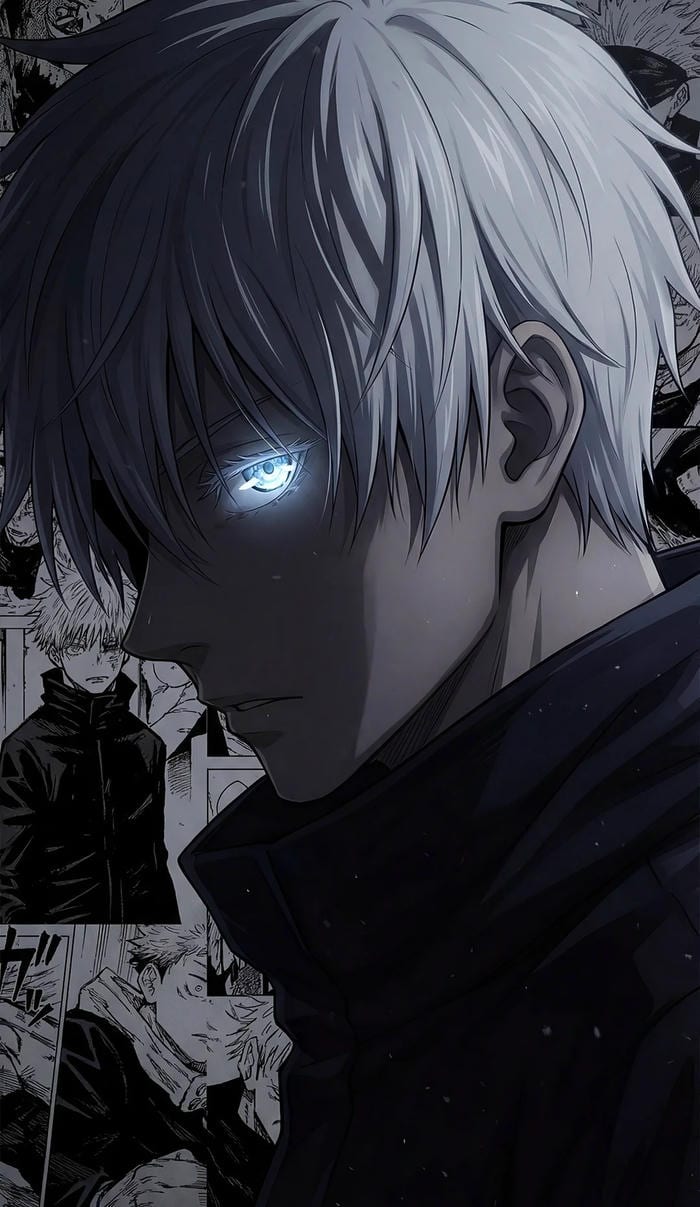 băng che mắt của ảnh gojo satoru anime