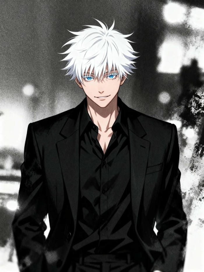 băng che mắt ngầu ảnh gojo satoru anime