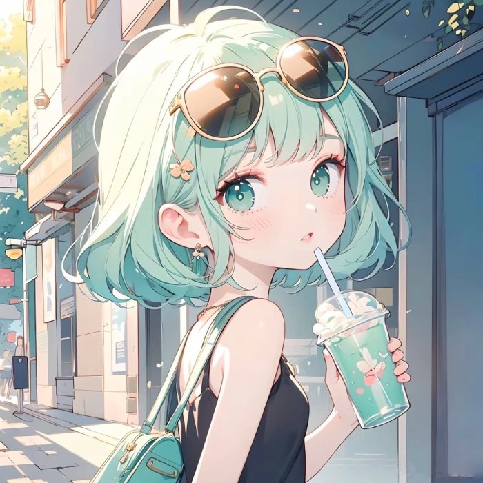 cảm giác dễ thương từ ảnh anime nữ