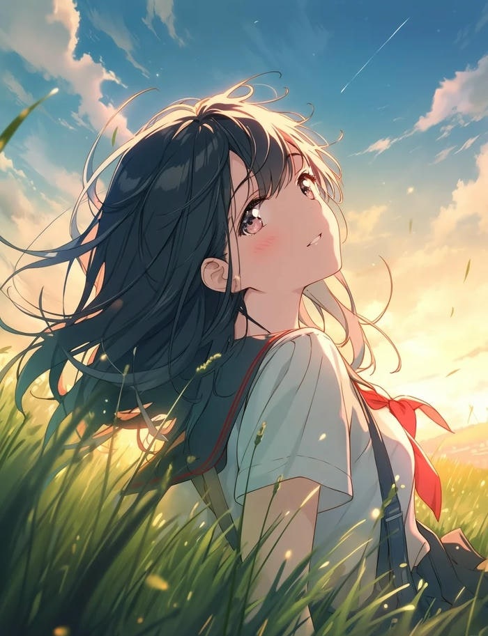 cảm giác tuổi học trò ảnh anime học sinh nữ đpẹ