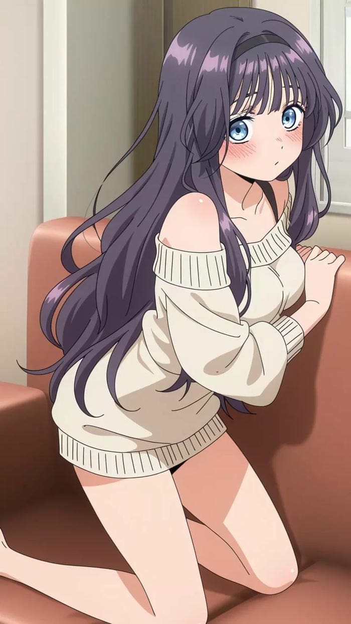 chân dung dễ thương nhân vật anime nữ