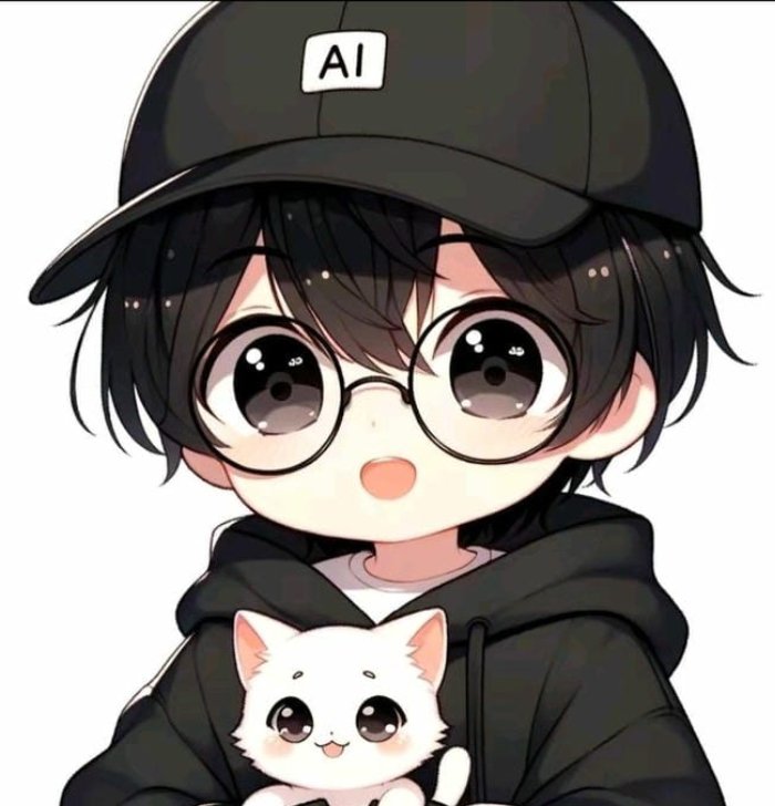 dáng vẻ tinh nghịch ảnh anime nam chibi