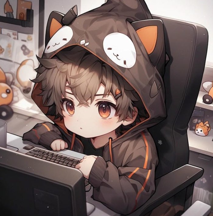 diện mạo cực ngầu lòi ảnh anime nam chibi