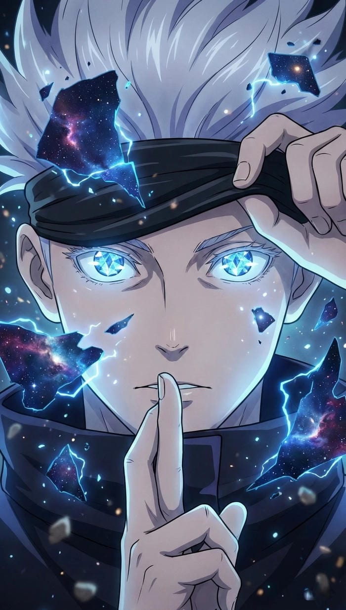 đôi mắt ngầu ảnh gojo satoru anime