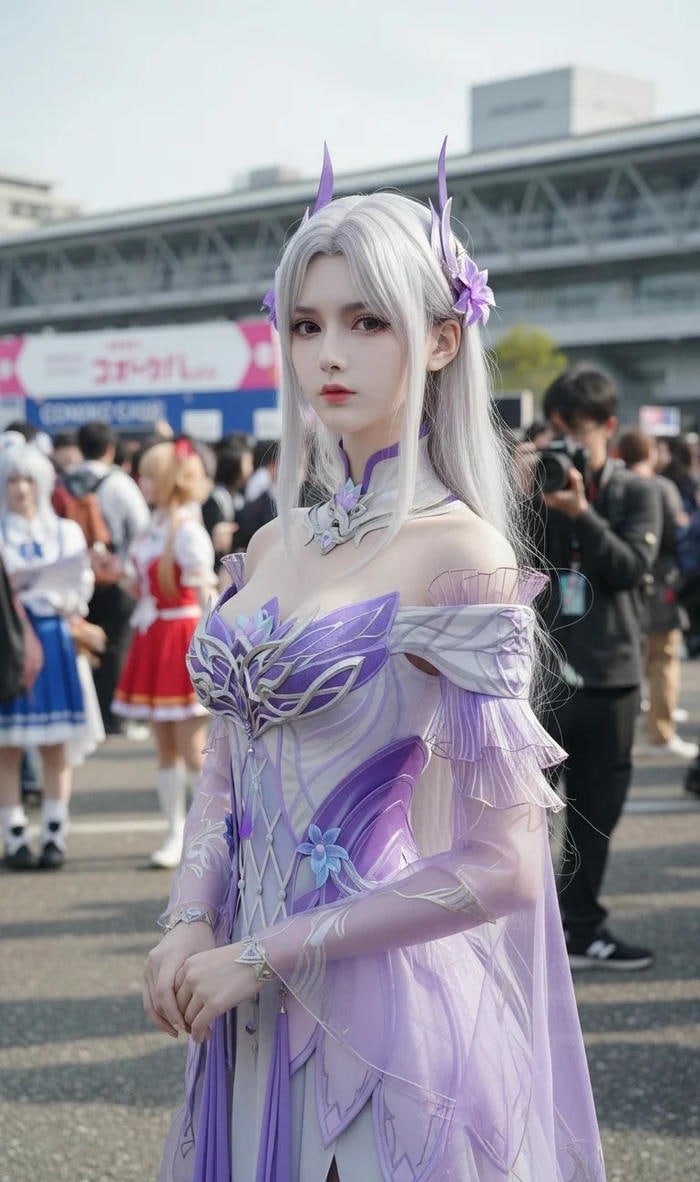 gái xinh cosplay nhân vật anime cảm giác nhập vai